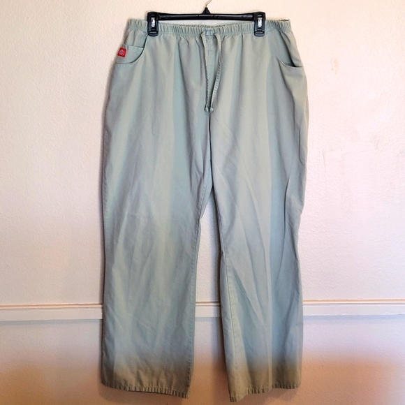 Dickies Scrub Pants Mint Green Size XL EUC - Picture 1 of 5